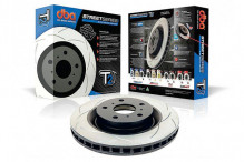 DBA brake disc Street series, rear, slotted, 290mm, Impreza GT/WRX (2 piston), Legacy, Forester XT, Subaru diesel - 653S